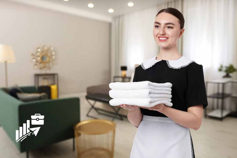 Se busca camarista para hotel; arreglo de habitaciones, reposición de insumos y limpieza general