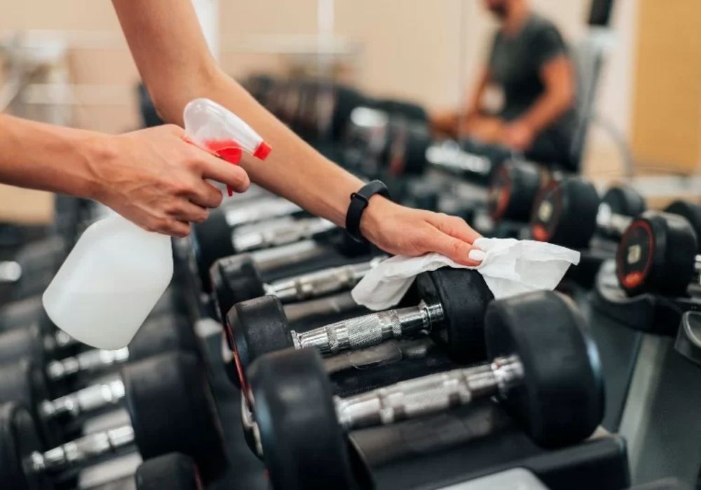 limpieza de gym